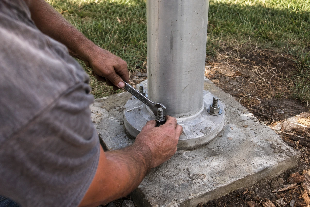 Flagpole installation and repair contractor